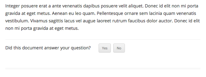 Document Feedback prompt