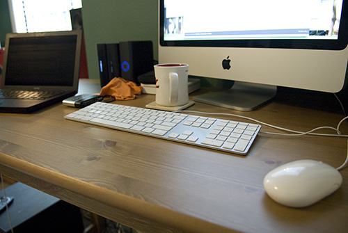 Ample workspace