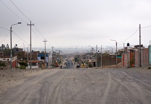 Down the street
